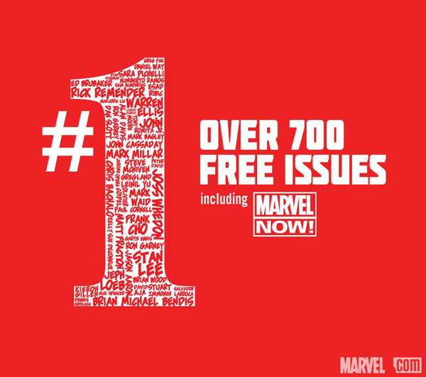 Free Comics: Marvel Comics #1 - 700 first issues