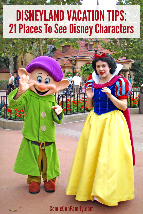 Disneyland Vacation Tips: 21 Places To See Disney Characters at the Park