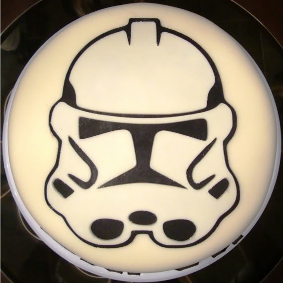 Storm Trooper Birthday Cake by The Accidental Scrapbook