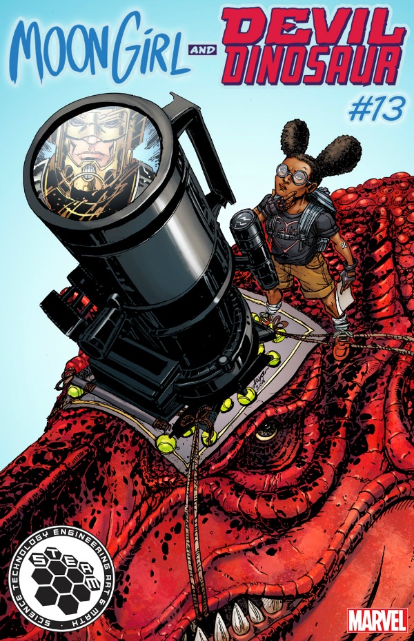 Marvel Comics STEAM Variant: Moon Girl and Devil Dinosaur #13 by Joyce Chin