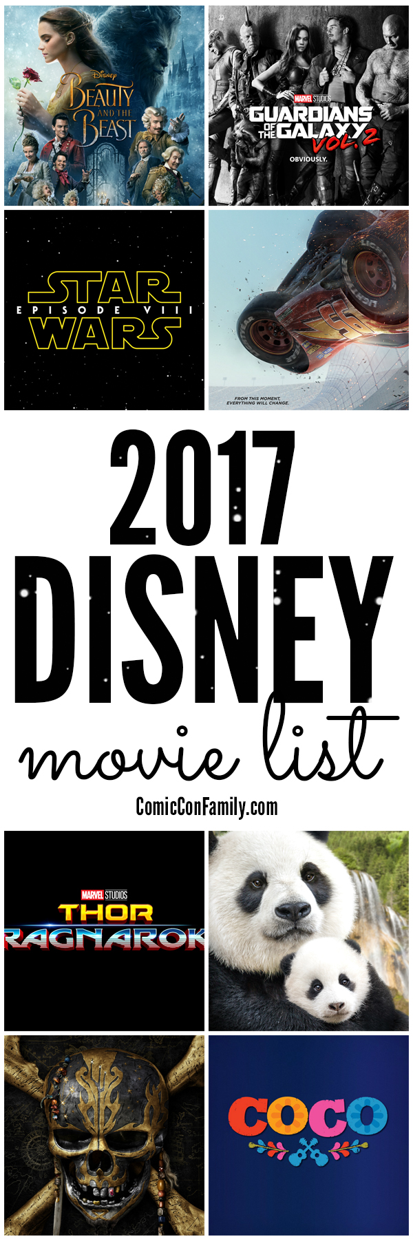 2017 Disney Movie List - Trailers, Movie Posters, Release Dates