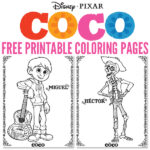 Free Printables: Disney/Pixar COCO Coloring Pages – Magic Filled Memories