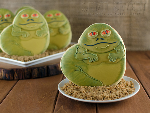 Jabba the Hutt Cookies Recipe by Semi Sweet Designs