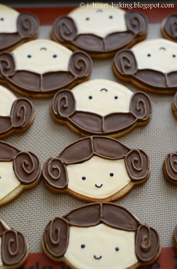 Princess Leia Cookies Recipe by I Heart Baking