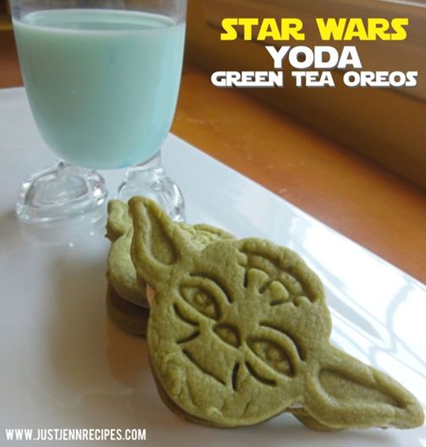 Yoda Cookie Sandwiches by Just Jenn Recipes