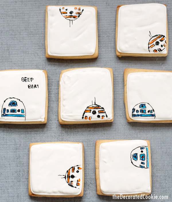 Star Wars Droid Cookies by The Decorated Cookie
