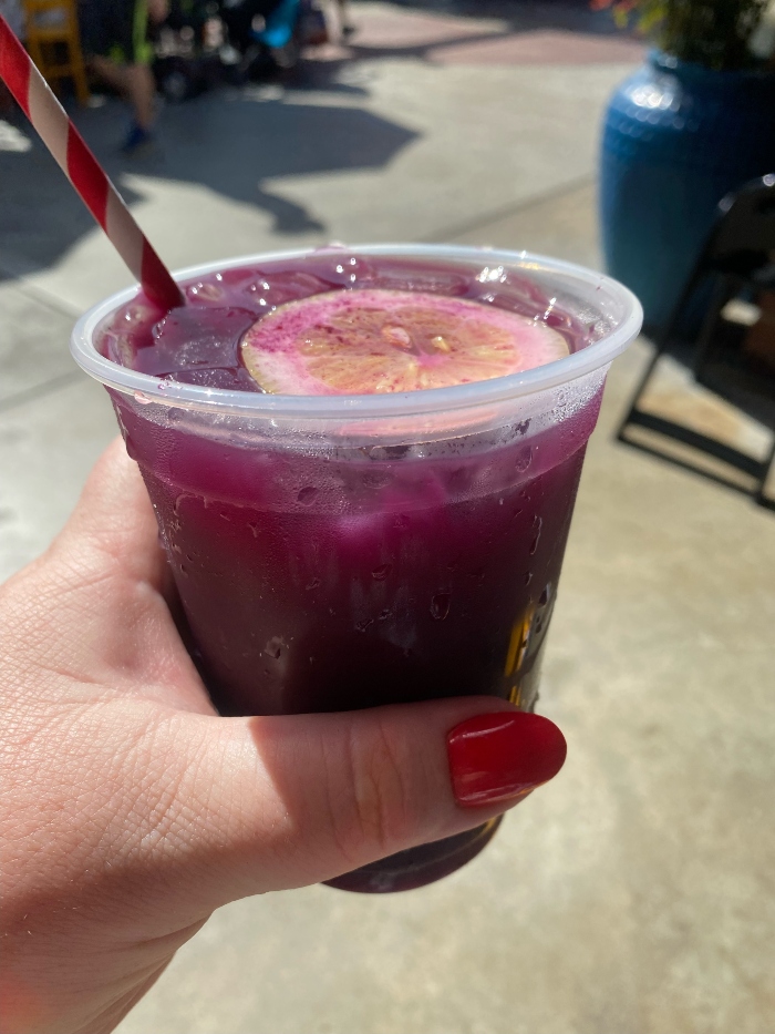 Blackberry-Lavender Lemonade makes a comeback this year at the Food and Wine Festival.