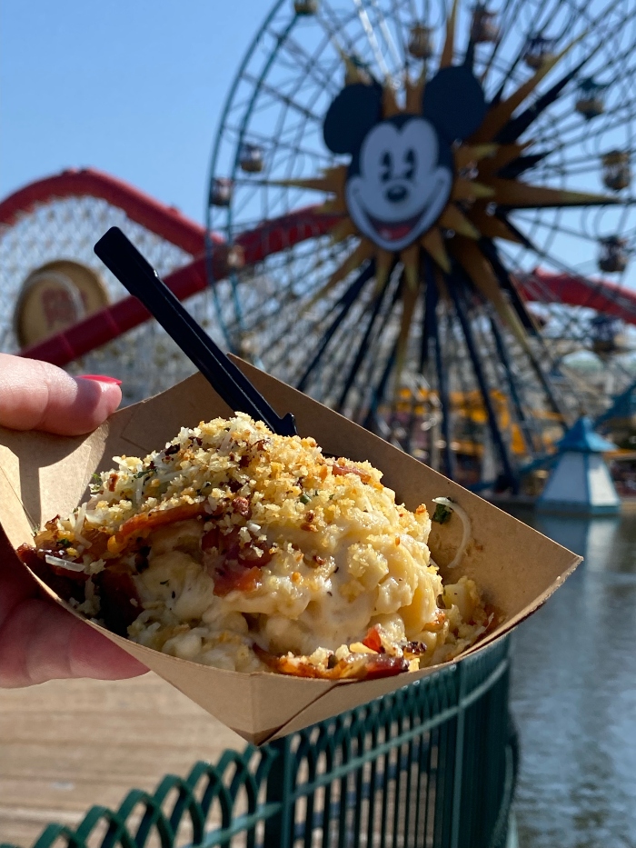 Carbonara Garlic Mac & Cheese is one of the best dishes you can get at Disney California Adventure.