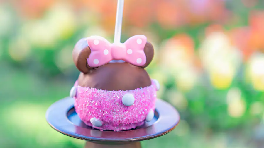 Disneyland Pink Minnie Apple 