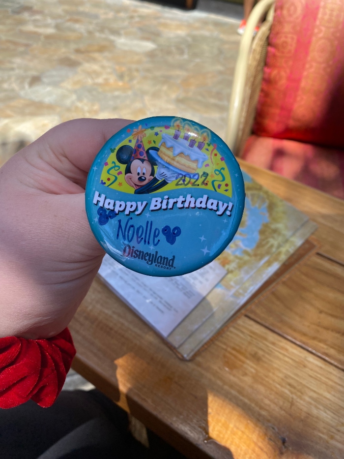 Make sure to get your free Birthday Button in Downtown Disney District.