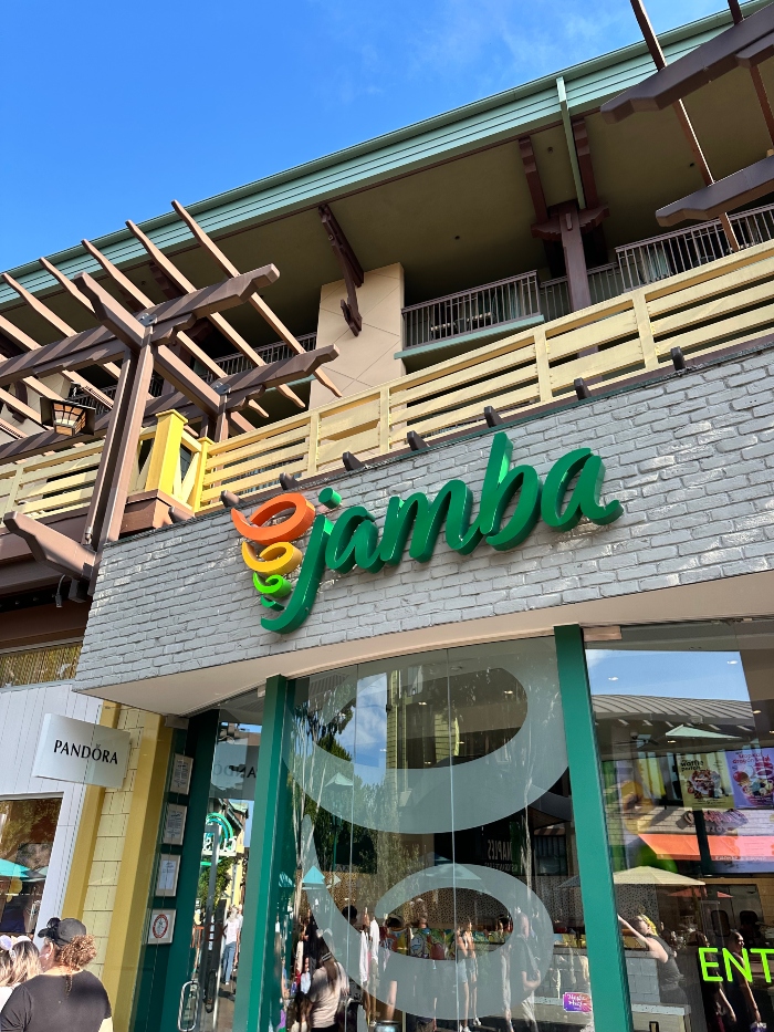 You can get a free small smoothie at Jamba in Downtown Disney District.