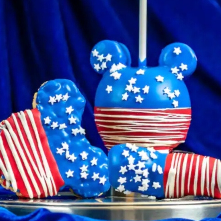 This Fourth of July, Disneyland Resort is bring delicious food items to celebrate the holiday.