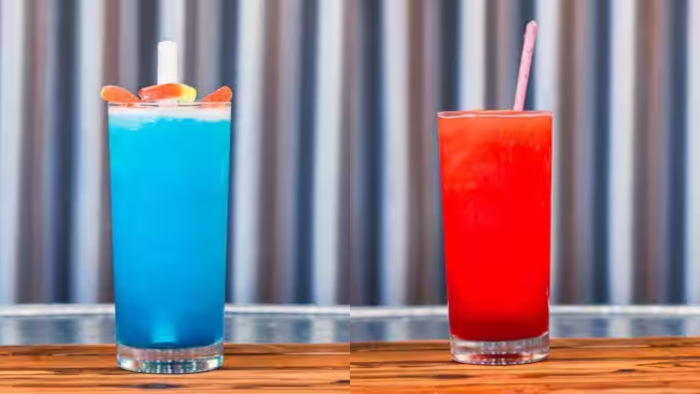 Rita’s Turbine Blenders in San Fransokyo Square has Margaritas and a non-alcoholic drink called Turbine Twirler!