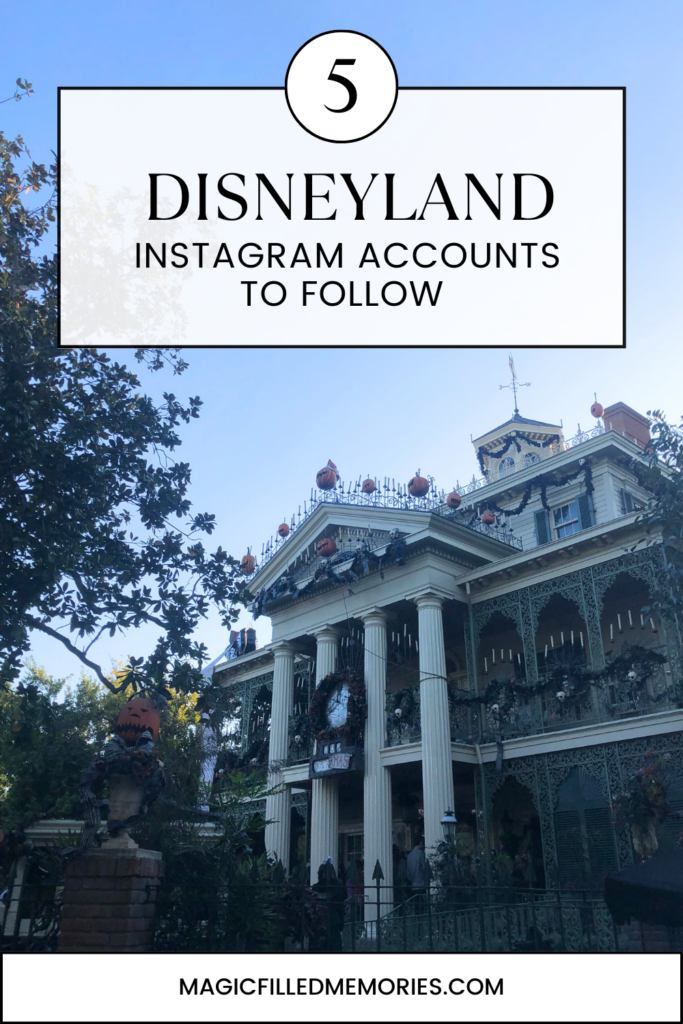 Disneyland Instagram accounts to follow