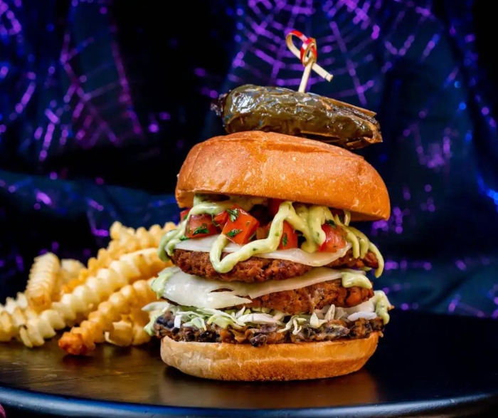 Smokejumpers Grill has a brand-new burger, ice cream parfait, and two drinks for Halloween!