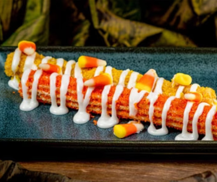Candy Corn Churro is the perfect Halloween treat to have at Disney California Adventure!