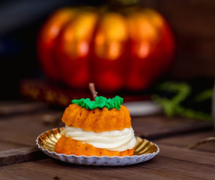 You can get this Pumpkin Bundt Cake in Disney California Adventure!