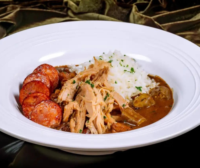 Order House Gumbo from Tiana's Palace in Disneyland!