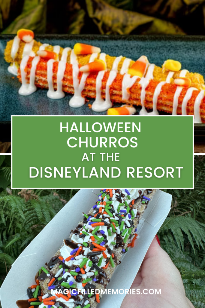 There is so many delicious Halloween Churros at the Disneyland Resort!