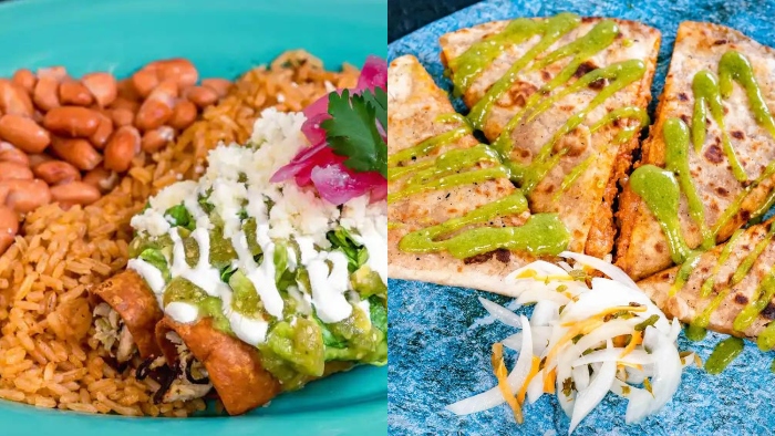 At Paradise Garden Grill, you can order Chile Verde Chicken Flautas and Plant-based Chorizo Quesadilla for the Halloween season at Disney California Adventure!