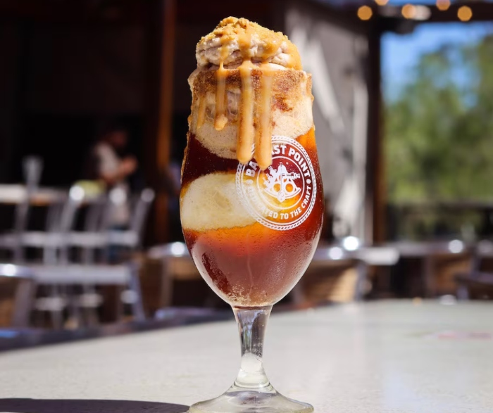 Ballast Point Brewing Co. in Downtown Disney District has a Pumpkin Down Float for the Halloween season!
