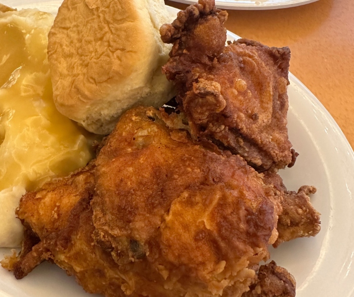 Get the iconic Fried Chicken Meal at Disneyland!
