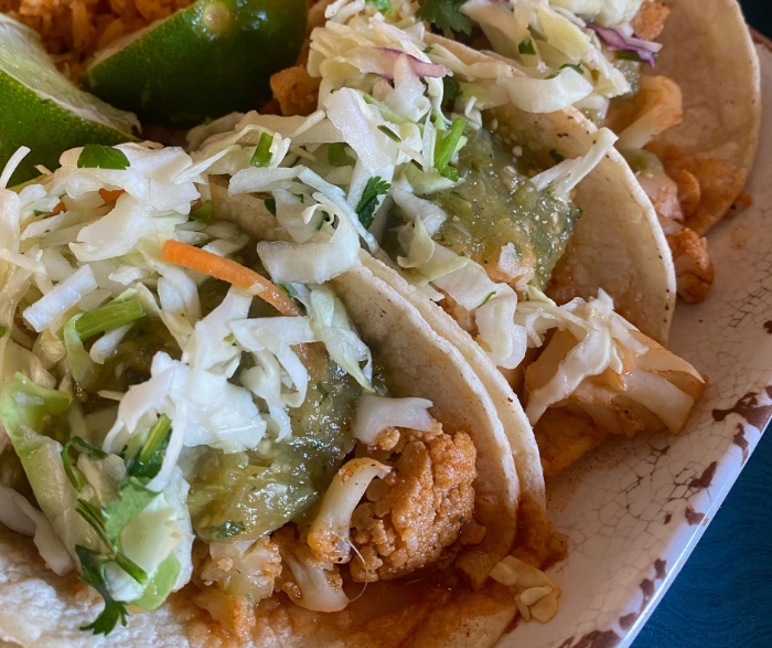 At Rancho del Zocalo Restaurante in Disneyland, you can order Plant-Based tacos!