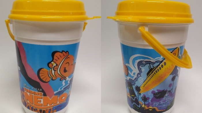 For the opening of Finding Nemo Submarine Voyage at Disneyland, they sold a special popcorn bucket.
