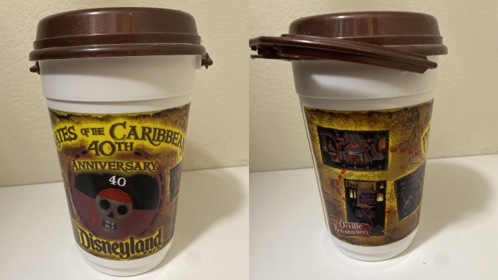 For the 40th anniversary of Pirates of the Caribbean, Disneyland sold a special popcorn bucket for it.