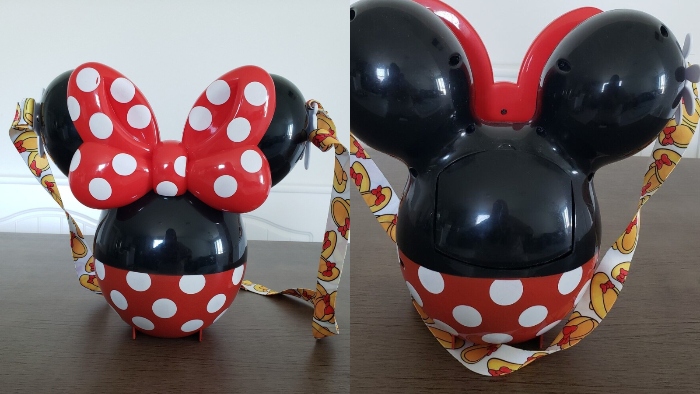 For Sweetheart's Nite at Disneyland in 2019, they sold a classic Minnie Mouse balloon popcorn bucket.