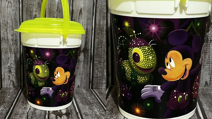 This Main Street Electrical Parade popcorn bucket was only sold to Disneyland Annual Passholders in 2019.