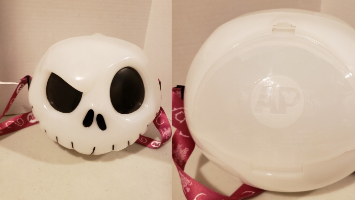 In 2021, Annual Passholders were able to buy a glow-in-the-dark Jack (The NIghtmare Before Christmas) popcorn bucket.