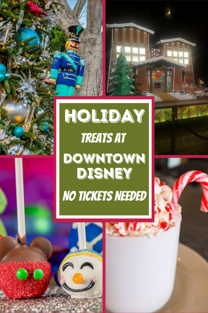You don't need a park ticket to enjoy the holiday treats and activities at Downtown Disney!