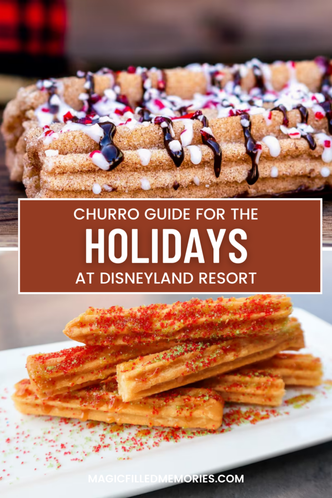 The Disneyland Resort is bringing so many festive churros this Holiday season!