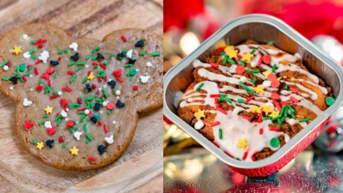You can buy a Mickey-shaped Gingerbread Cookie and Pumpkin Cinnamon Cake at Festival of Holidays this year!