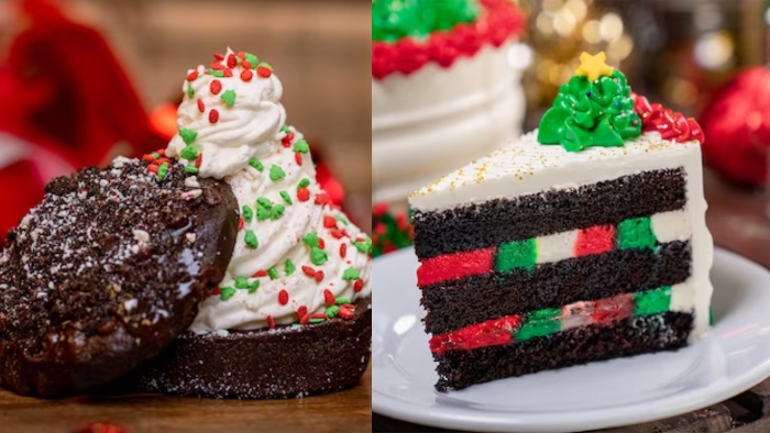 Plaza Inn at Disneyland is selling a Chocolate Mint Shortcake and Chocolate Mint Shortcake this holiday season!