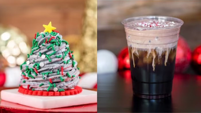 At Red Rose Taverne in Disneyland, you can order Holiday Grey Stuff and Mocha Peppermint Taverne Cold Brew this year!