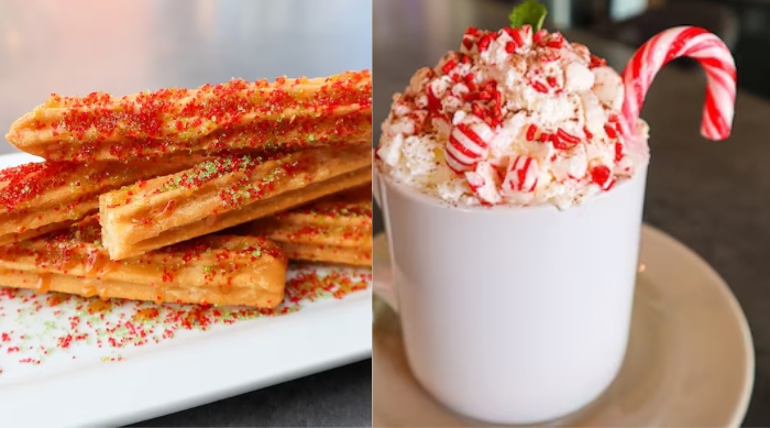You can get holiday treats from Splitsville Luxury Lanes in Downtown Disney!